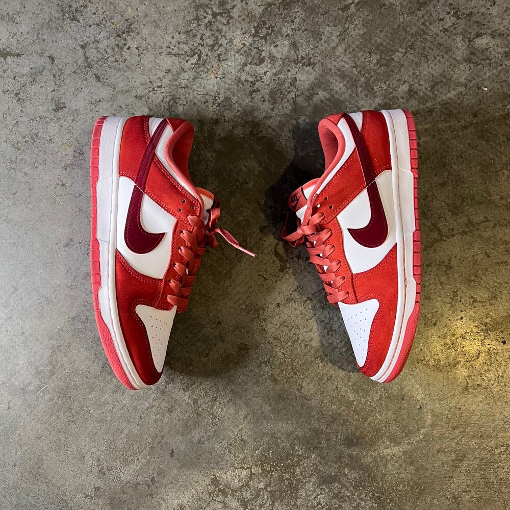 Nike Dunk Low Valentine’s Day 2024 FQ7056-100 Women’s 10 Men’s 8.5 Suede